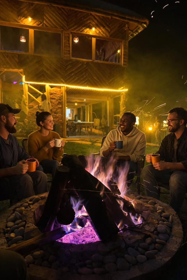 Evening Camp fire